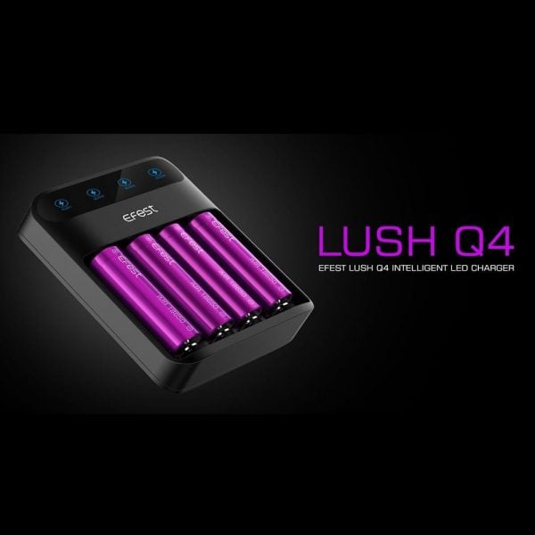 Efest LUSH Q4 Intelligent LED Oplader 1