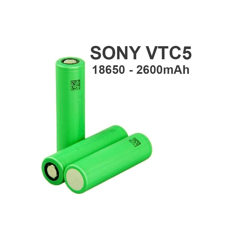 30A -40A 18650 3120mAh (Rechargeable) Battery Flat Top Orbtronic