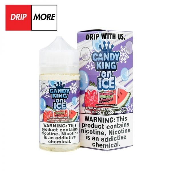 Candy King - Strawberry Watermelon Bubble Gum On Ice 120ml 1