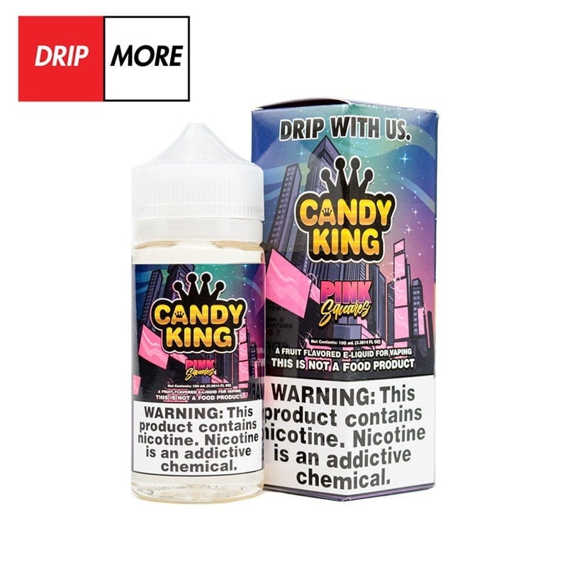 Candy King - Pink Squares 120ml (Best Prices In Europe) → Just Vape