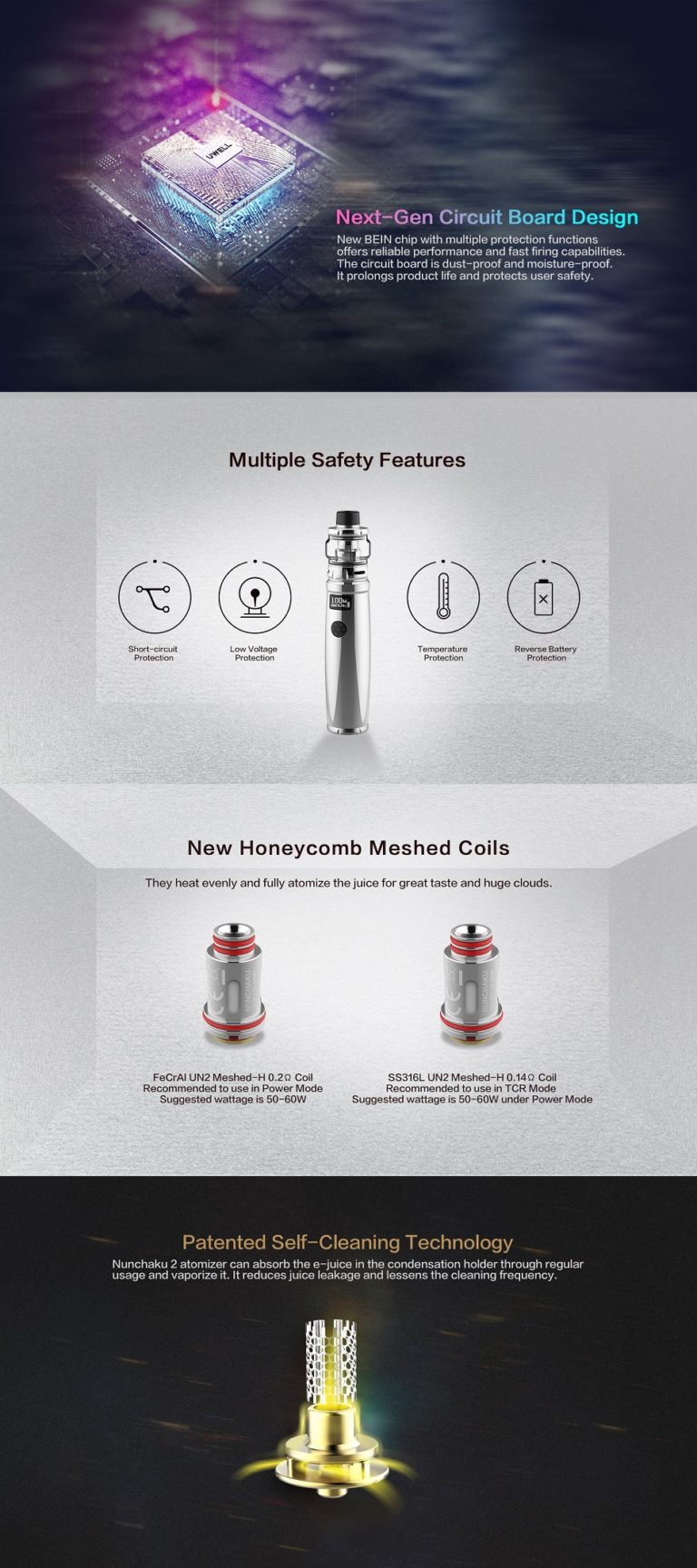 Uwell - Nunchaku 2 Kit (Best Prices In Europe) → Just Vape