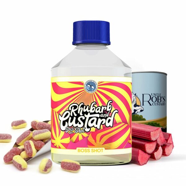 Flavour Boss - Boss Shot - Rhubarb & Custard 1