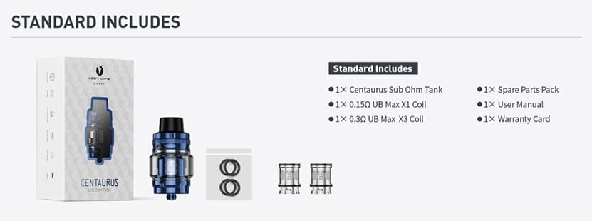 LOST VAPE - CENTAURUS SUB OHM TANK 10