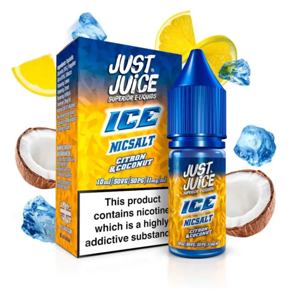 JUST JUICE - NIC SALT - ICE - CITRON AND COCONUT 10ML 1