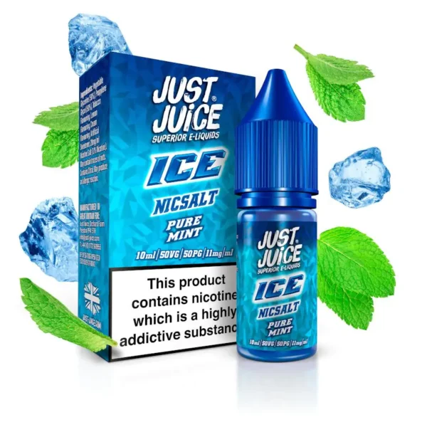JUST JUICE - NIC SALT - ICE - PURE MINT 10ML