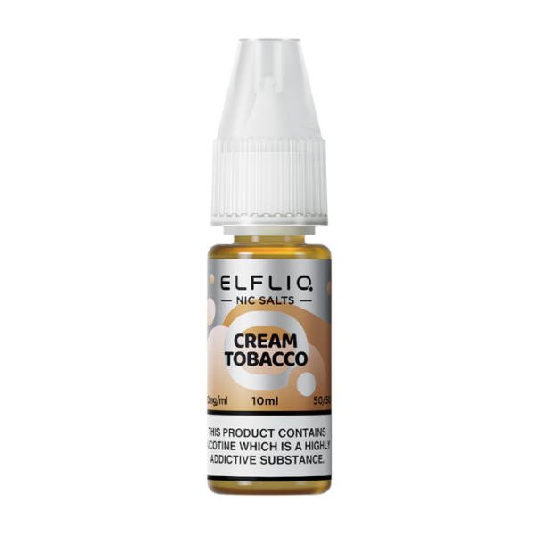 ELFLIQ - Cream Tobacco Nic Salts 10ml 1