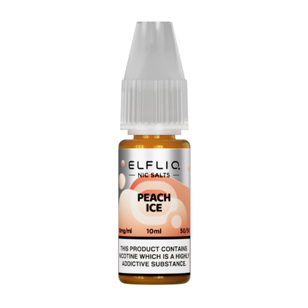 ELFLIQ - Peach Ice Nic Salts 10ml 1