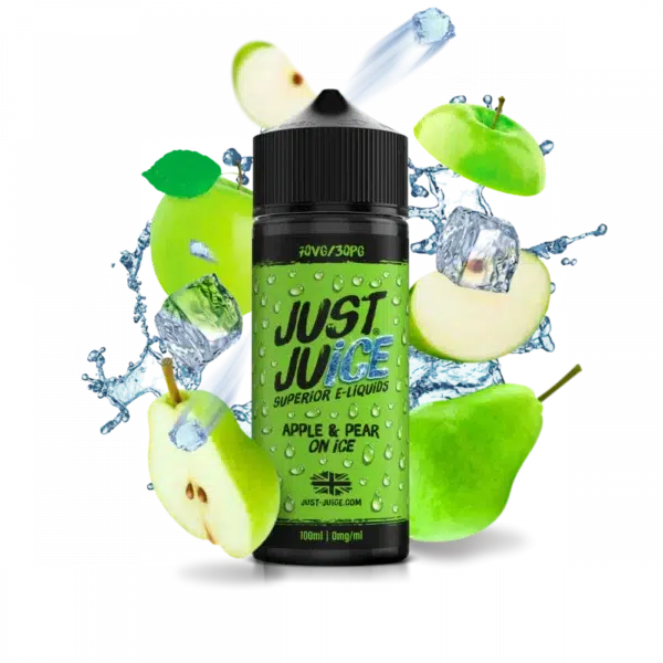 JUST JUICE - ICONIC - APPLE AND PEAR ON ICE 120ML 1