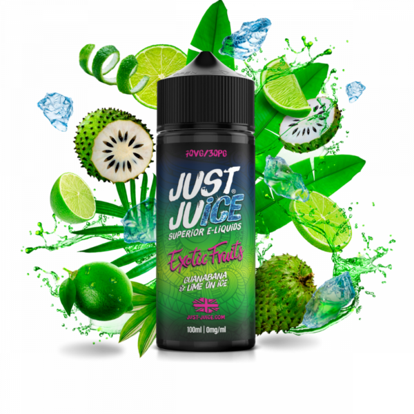 JUST JUICE - EXOTIC - GUANABANA & LIME ON ICE 120ML 1