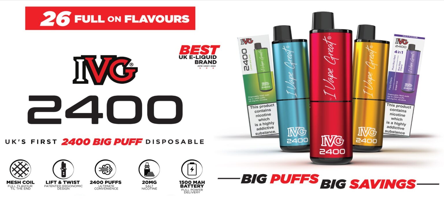 IVG - 2400 DISPOSABLE VAPE (Best Prices In Europe) → Just Vape