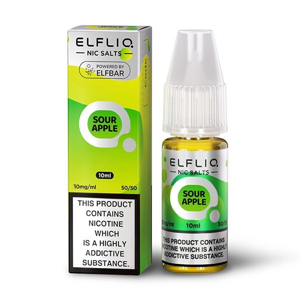 ELFLIQ - Sour Apple Nic Salts 10ml 1